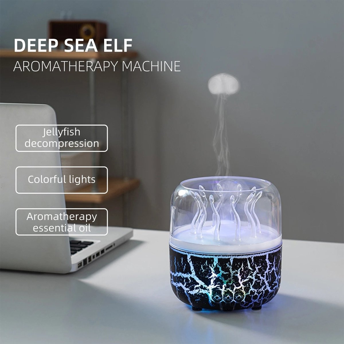 Humidifier with Timer and Remote, Essential Oil Diffuser 280 ml – image 7