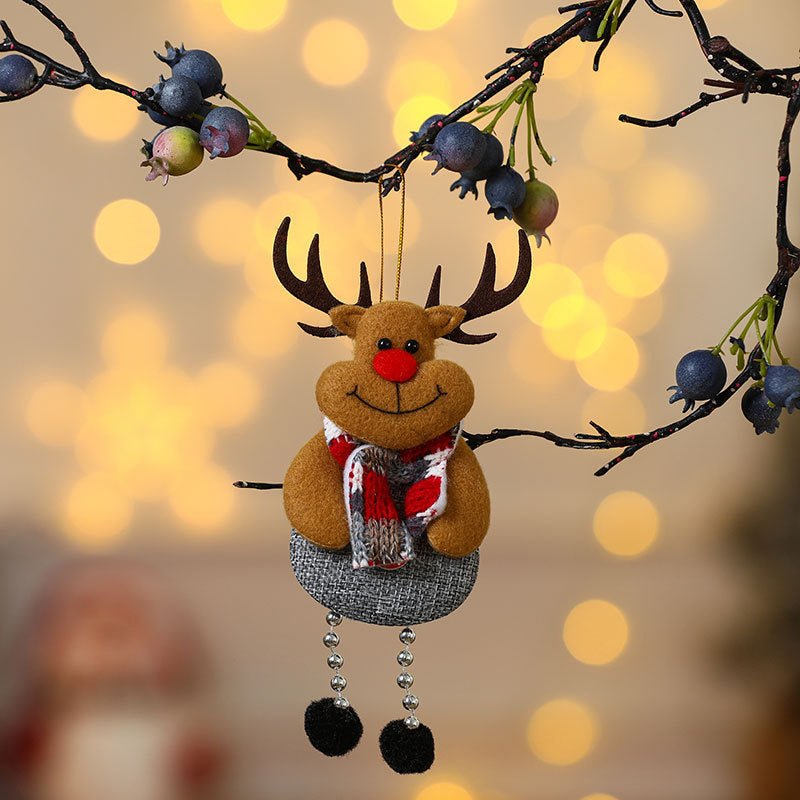 Christmas Ornament Fabric Hanging Tag, Handmade Christmas Decorations – image 11