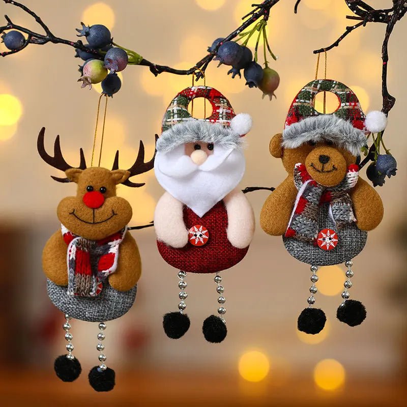 Christmas Ornament Fabric Hanging Tag, Handmade Christmas Decorations – image 5