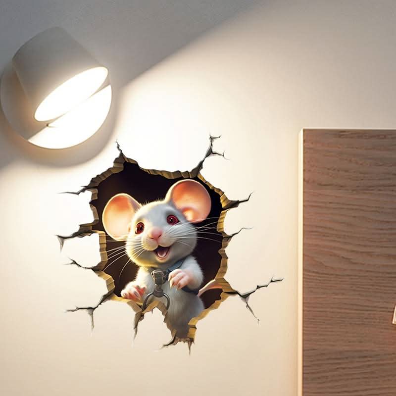 Children's Wall Stickers, 3D Cartoon Mouse Wall Decor for Kids Room, Nursery Decor and Wall Art_10