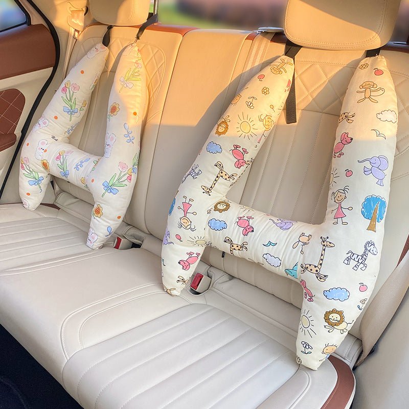 Childrens Travel Neck Pillow, Kids Travel Pillow for Car and Plane