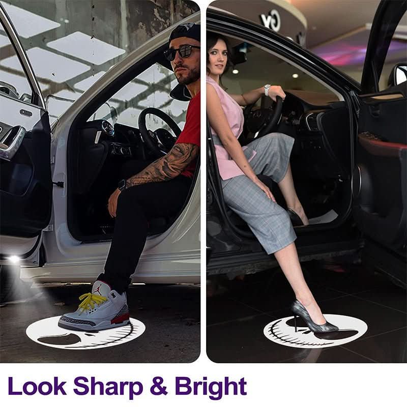 Car Door Lights, Wireless LED Car Door Projector Light with 4 Logo Films – image 4