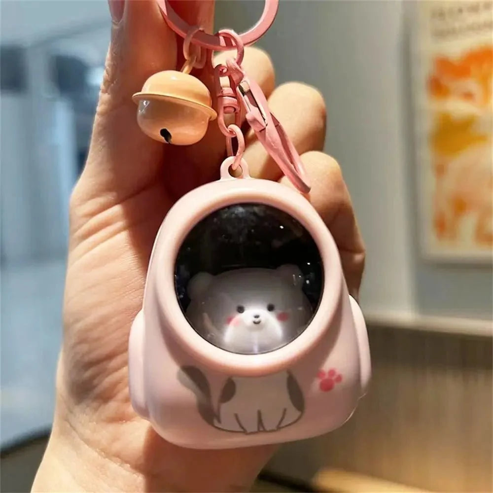 Astronaut Light Keychain, Cute Keyring with LED Ambient Light – image 10