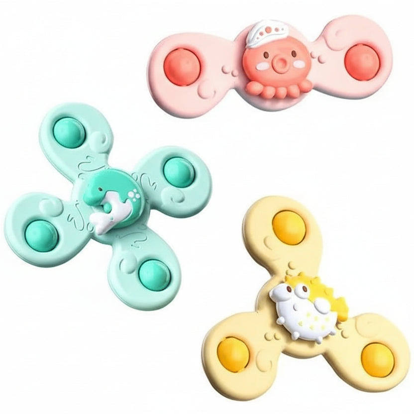 Insect Fidget Spinners, Bath Toys with Suction Cup, Fidget Toy, Sensory Toy for Toddlers, Toys for 1 Year Old_11