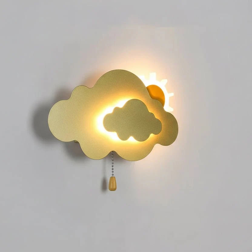 Wall Lights for Bedroom, Childrens Wall Lamp in Metal – image 8