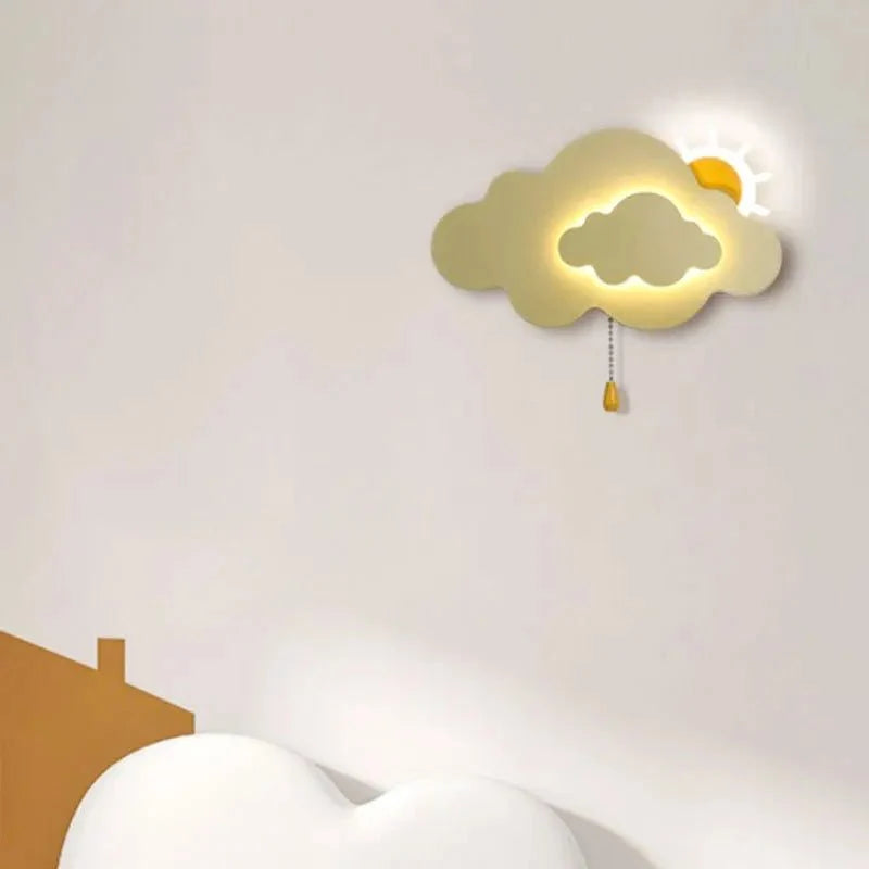 Wall Lights for Bedroom, Childrens Wall Lamp in Metal – image 4