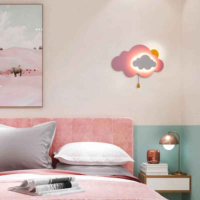 Wall Lights for Bedroom, Decorative Wall Sconce for Kids Room and Playroom Lighting