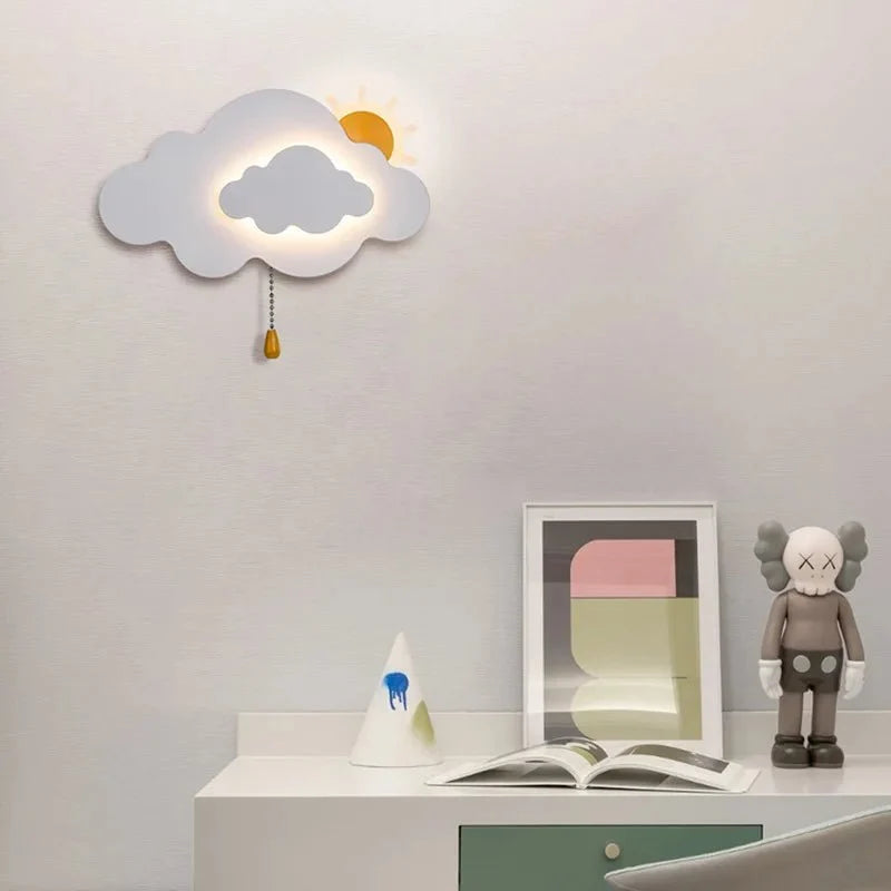 Wall Lights for Bedroom, Childrens Wall Lamp in Metal – image 6