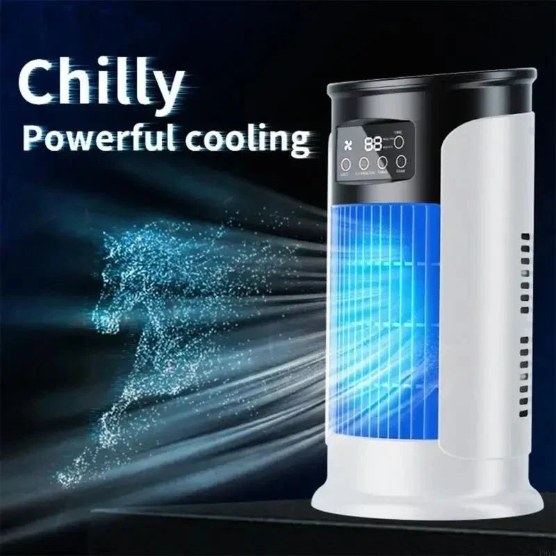 Portable Air Cooler Evaporative with 6 Speeds, Quiet Air Cooler for Bedroom and Office, Small Cooling Fan for Home_02