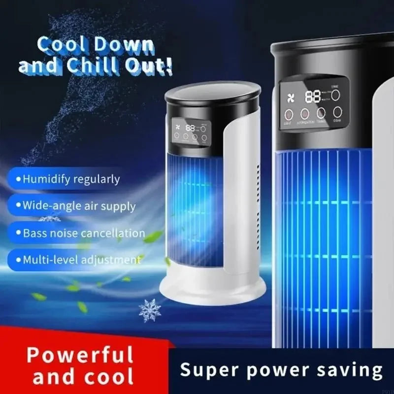 Portable Air Cooler Evaporative with 6 Speeds, Quiet Air Cooler for Bedroom and Office, Small Cooling Fan for Home_06