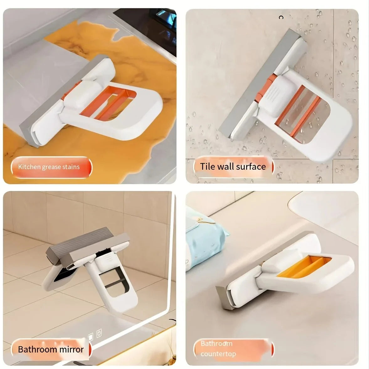 Microfibre Mop, Retractable Mini Mop for Kitchen and Bathroom, Compact Wet and Dry Mop for Car and Small Spaces_06