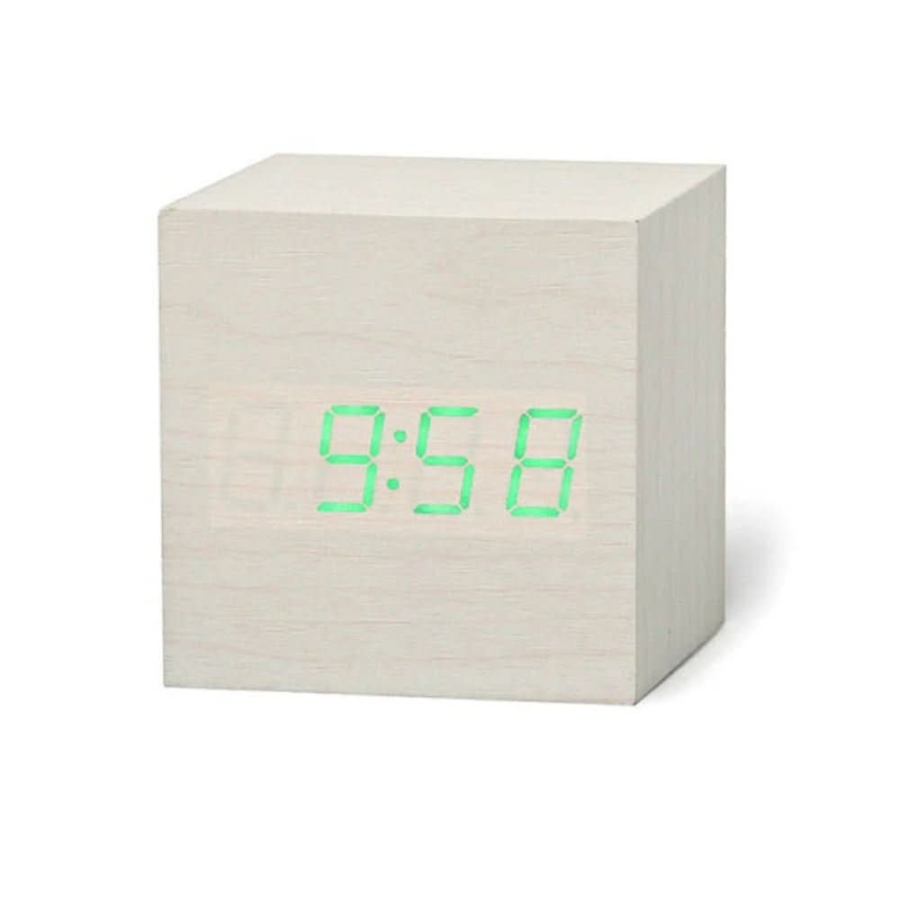 Digital Alarm Clock, Small Digital Clock with Temperature and Date, Mini LED Bedside Alarm Clock for Desk and Bedroom_05