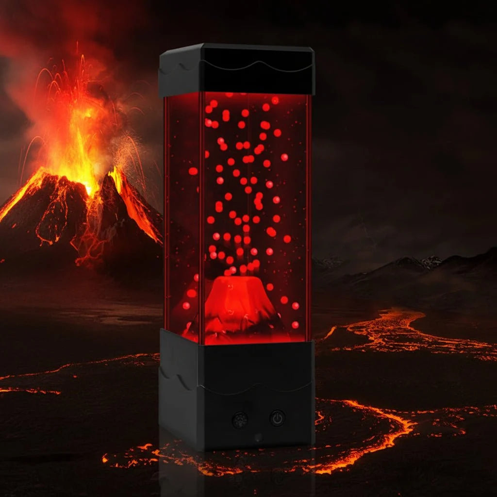 Lava Lamp, Volcano Lamp with 7 Colour Modes, Childrens Night Light, USB LED Lamp for Bedroom_00