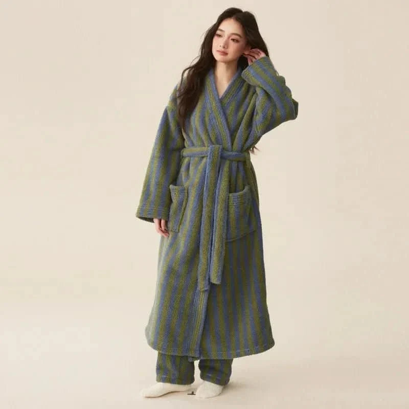 Womens Pyjamas, Mens Pyjamas, Matching Pjs for Couples, Warm Flannel Pyjama Set, Soft Loungewear Set_10