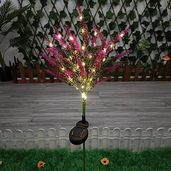 Solar Garden Lights, Warm White LED Solar Stake Lights for Path and Balcony – image 5