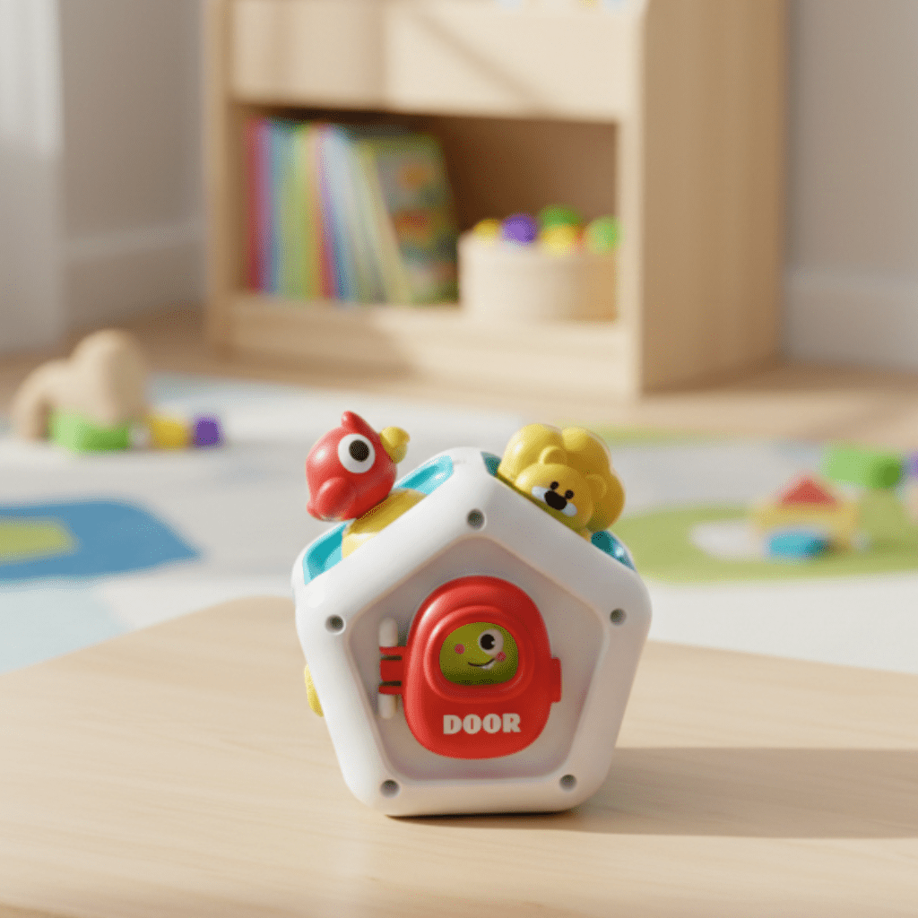 Activity Cube 6 in 1, Busy Cube for Cognitive Development, Fine Motor Skills Toys for Travel and Quiet Play
