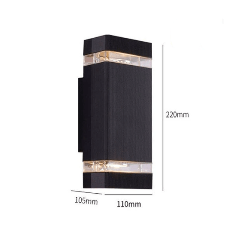 Outdoor Wall Lights, Modern External Wall Light with GU10 Socket – image 9