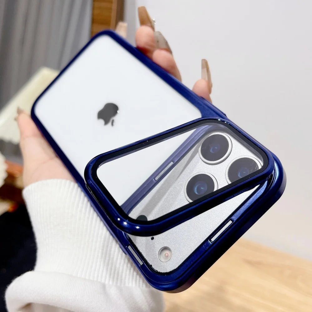 Clear iPhone 17 Pro Case with Foldable Camera Stand – image 8