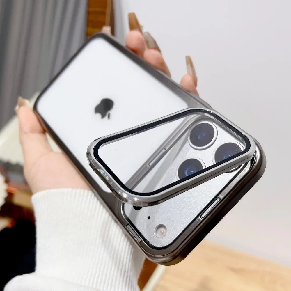 Clear iPhone 17 Phone Case with Foldable Camera Stand – image 9