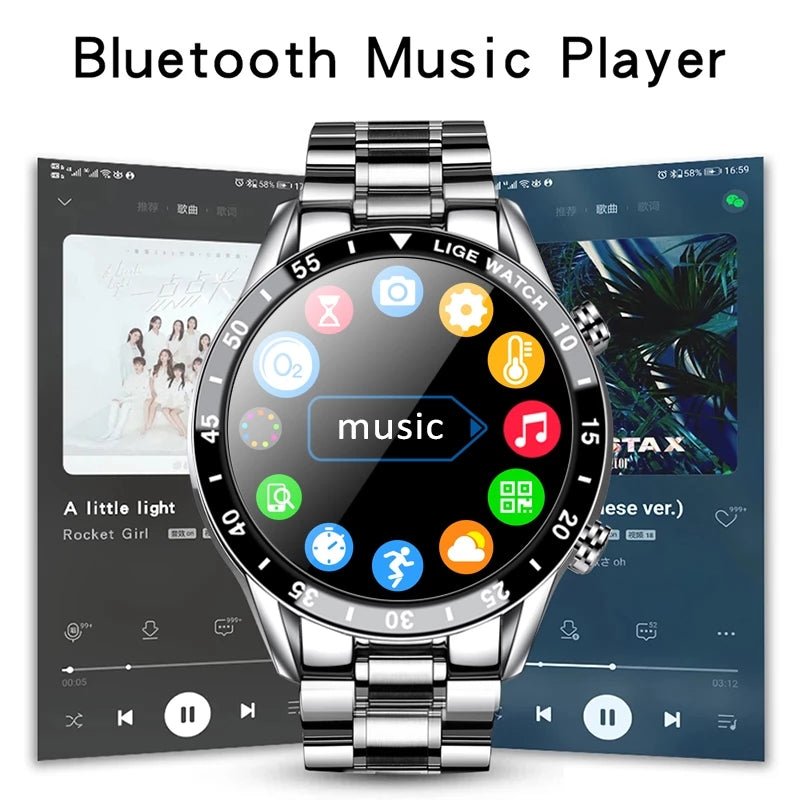 Stainless Steel Smartwatch with Touch Screen – image 7