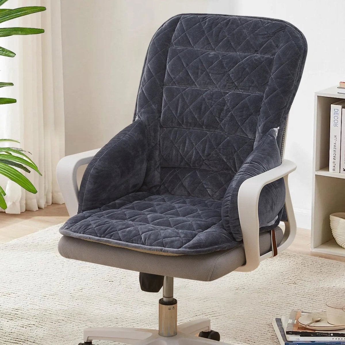 Lumbar Support Cushion, Office Chair Back Support Cushion, Lower Back Support Pillow for Car Seat and Home