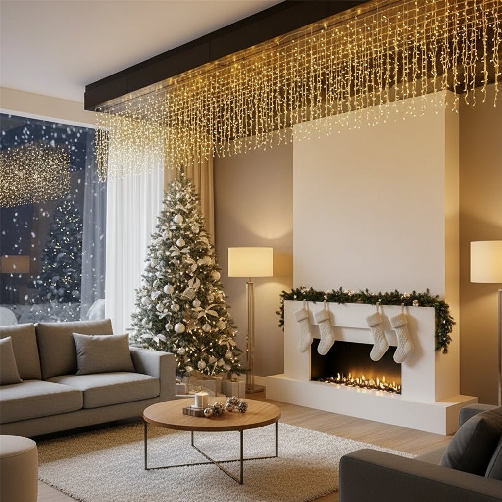 LED Lights for Bedroom, Curtain Fairy Lights 5 m with 8 Modes, Outdoor String Lights for Garden and Window_01