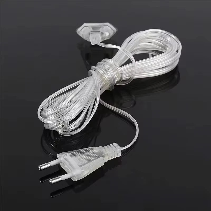 LED Lights for Bedroom, Curtain Fairy Lights 5 m with 8 Modes, Outdoor String Lights for Garden and Window_09