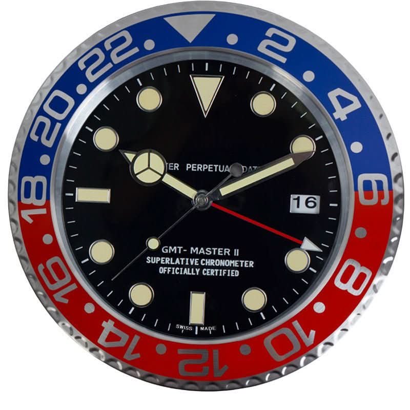 Silent Wall Clock with Luminous Hands, Modern Wall Clocks in Stainless Steel for Bedroom and Office – image 14
