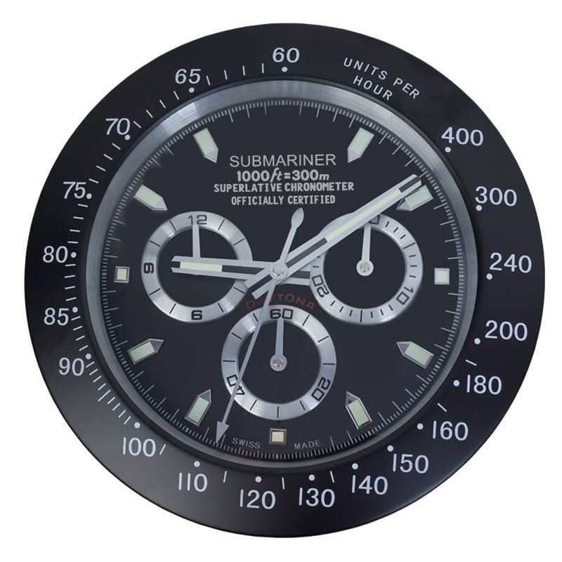 Silent Wall Clock with Luminous Hands, 30 cm – image 15