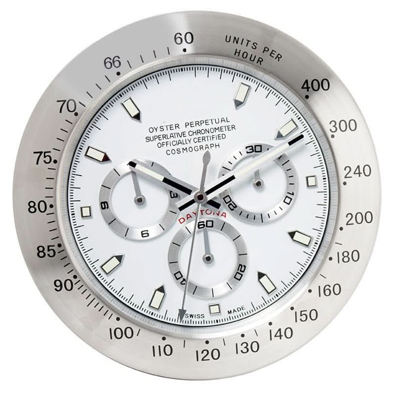 Silent Wall Clock with Luminous Hands, Modern Wall Clocks in Stainless Steel for Bedroom and Office – image 16
