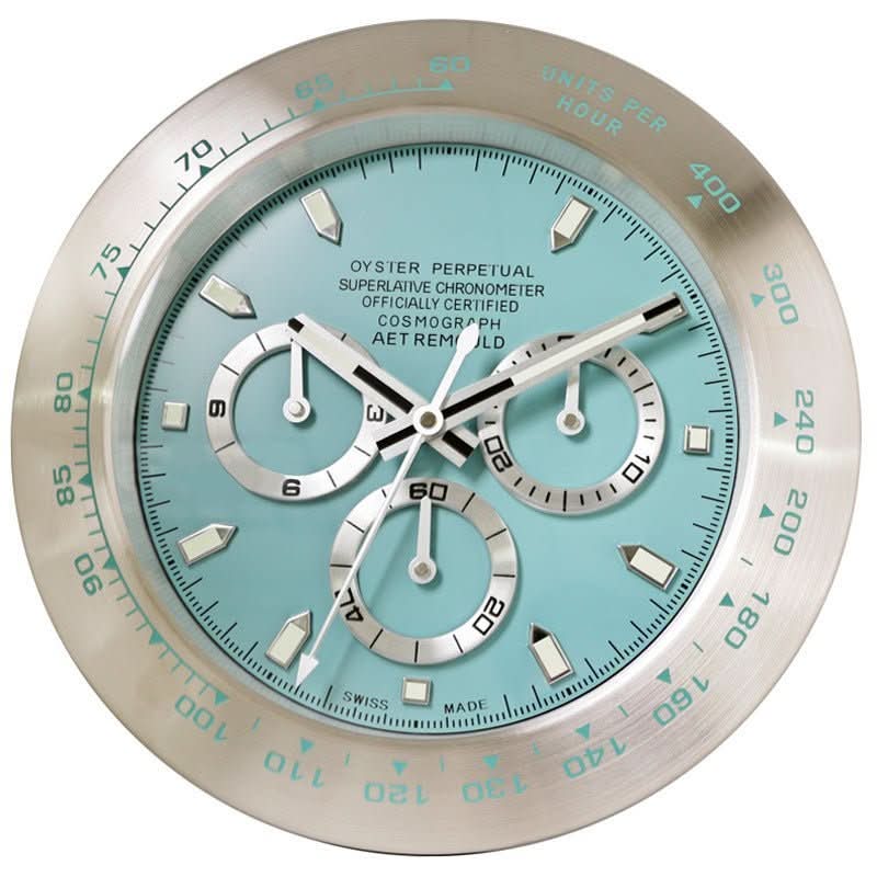 Silent Wall Clock with Luminous Hands, Modern Wall Clocks in Stainless Steel for Bedroom and Office – image 12