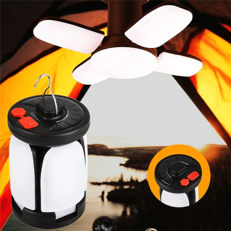 Solar Lantern Rechargeable, Camping Lantern with Solar Power Bank, Emergency Light, Work Light, Camping Lights for Tent_06