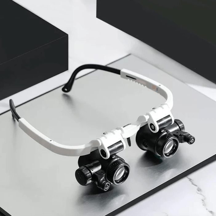 Jewellery Magnifying Glasses with LED Light, LED Magnifying Glass with 8x 15x 23x Lenses – image 4