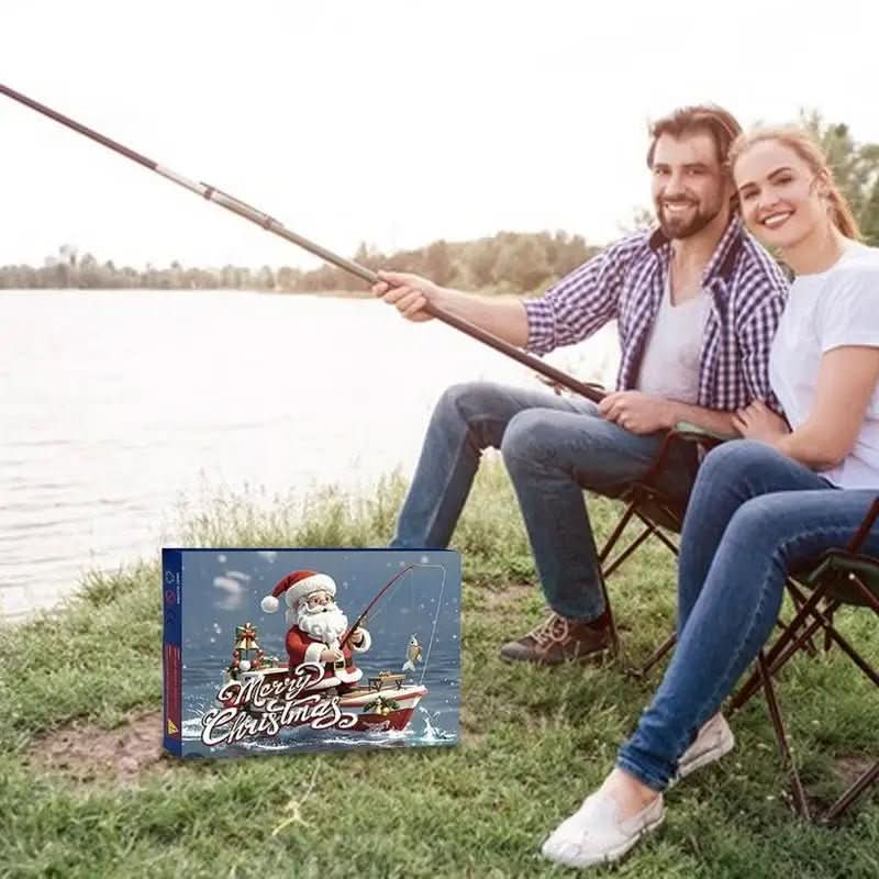 Advent Calendar for Men with 24 Fishing Lures, Fishing Advent Calendar for Freshwater and Sea, Fishing Baits for Anglers_04