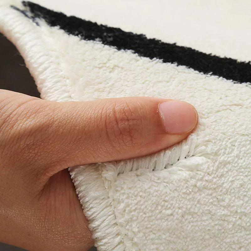 Large Rugs for Living Room, Fluffy Washable Rug with Cloud Pattern, Non Slip Shaggy Rug for Bedroom – image 5
