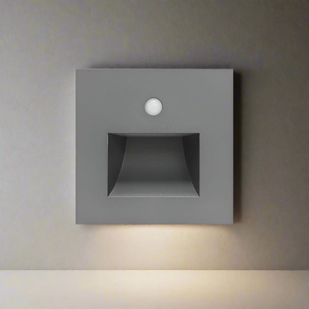 LED Wall Light with Motion Sensor, Aluminium LED Step Light for Stairs, Hallway Light for Stairwells and Entrances_09