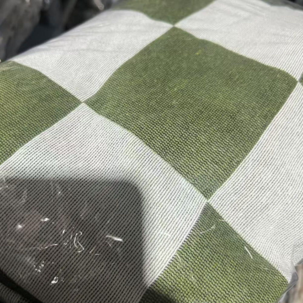 Large Checkered Picnic Blanket | Soft Microfiber with Stylish Fringe | Perfect Outdoor Mat for Relaxation 7