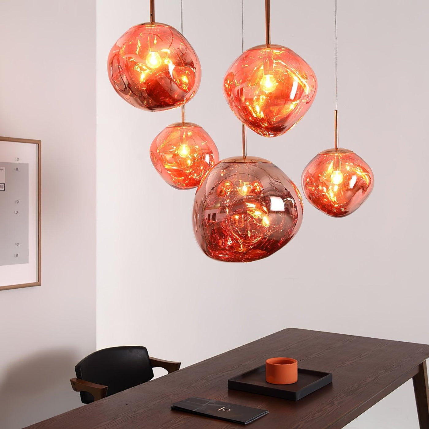 LavaGlow | Stylish Unique Glass Dome Pendant Light Fixture 2