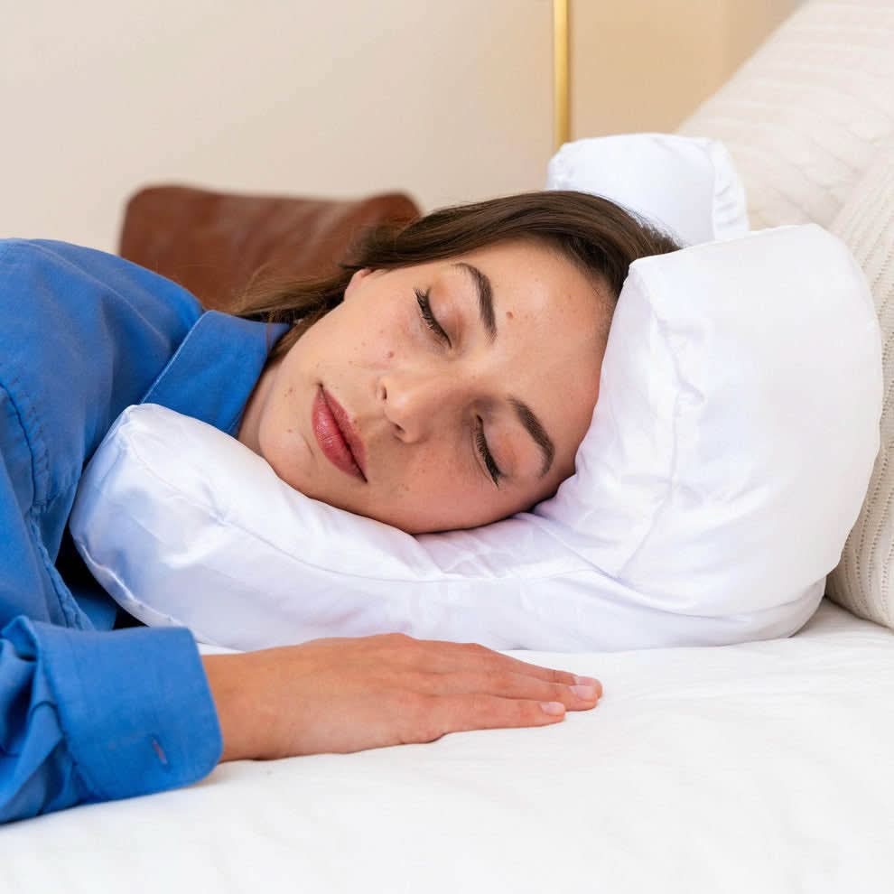 Neck Support Pillow, Ergonomic Pillow for Sleeping with Removable Cover, Supportive Bed Pillows with Fibre Filling_03