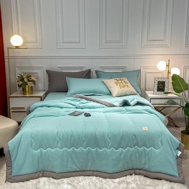 Lightweight Cooling Blanket | Moisture-Regulating Breathable Design for Summer Comfort 8