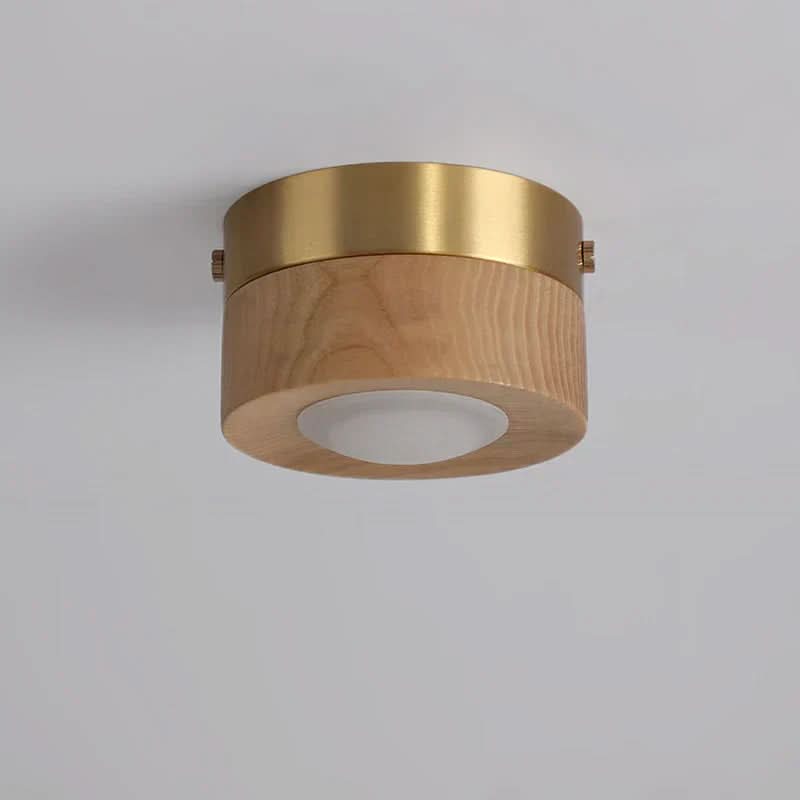 LED Ceiling Lights, Wooden Ceiling Spotlight in Warm or Three Colour Light, Bedroom Ceiling Light, LED Light Fitting_02