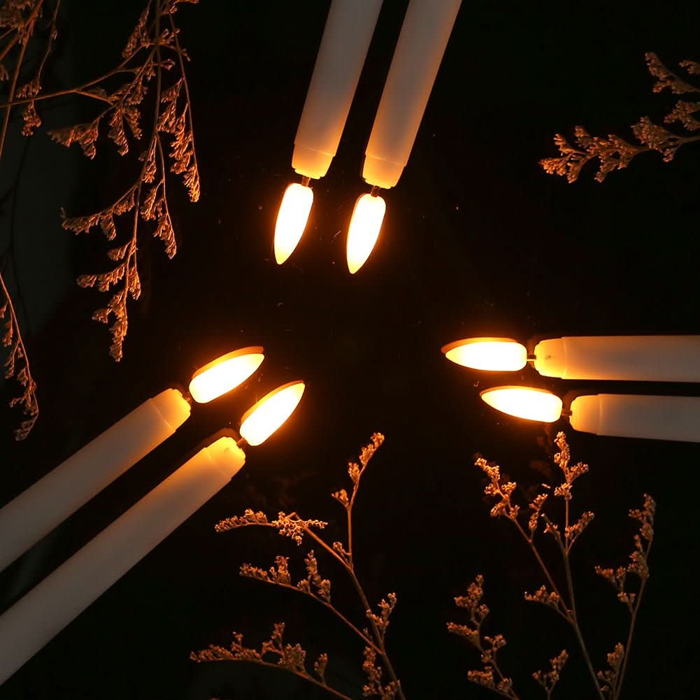 LED Candles with Remote Control and Timer, Flameless Taper Candles 27.5 cm, Dimmable Battery Candles_05