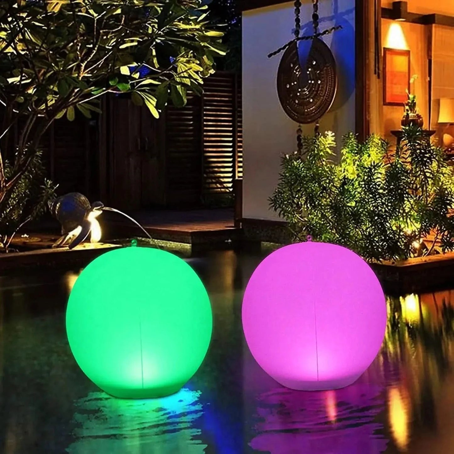 LuminaraSphere | Stylish Floating Solar Garden Lights for Modern Outdoor Decor 2