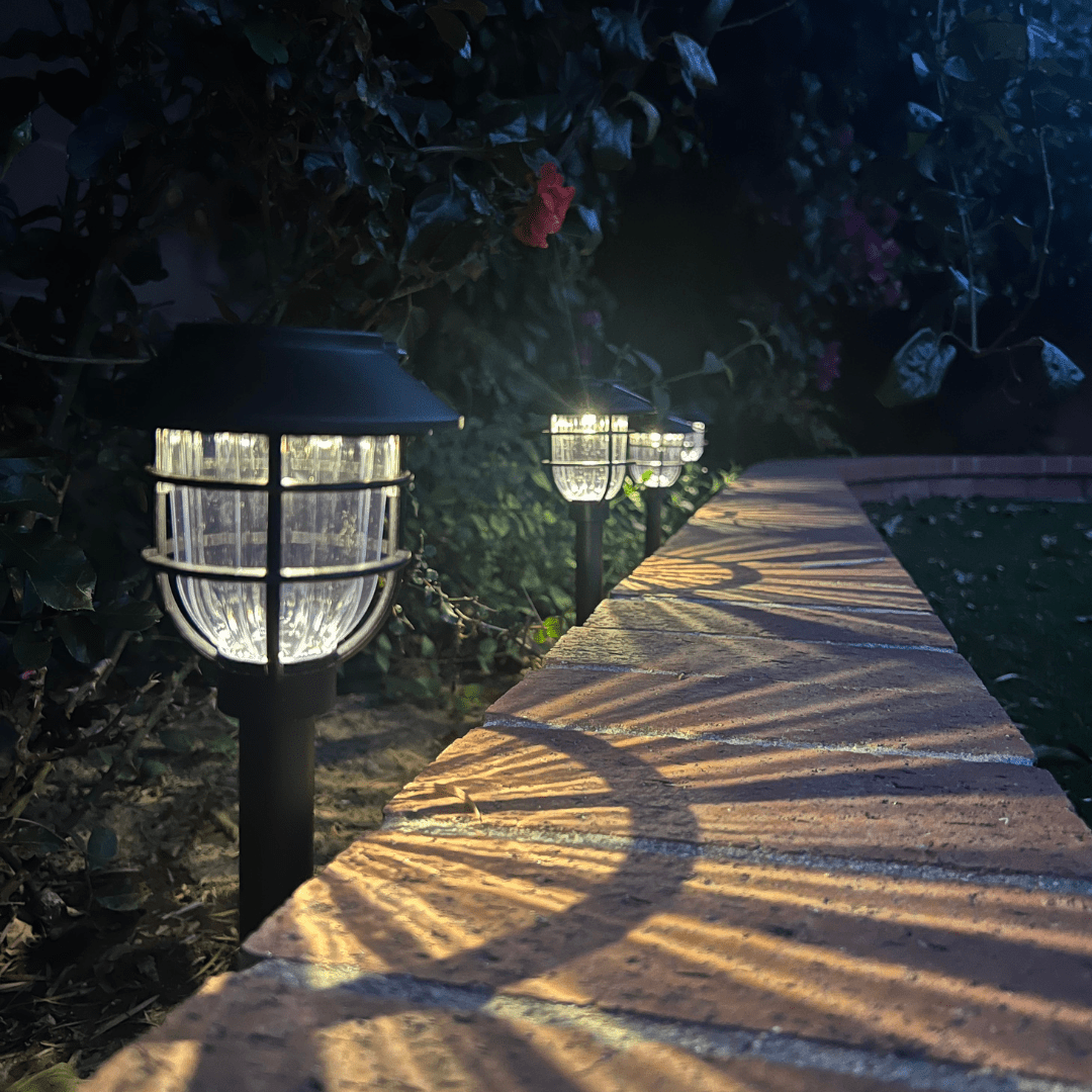 Luminara | Charming Vintage Solar Pathway Lights for Outdoor Ambiance