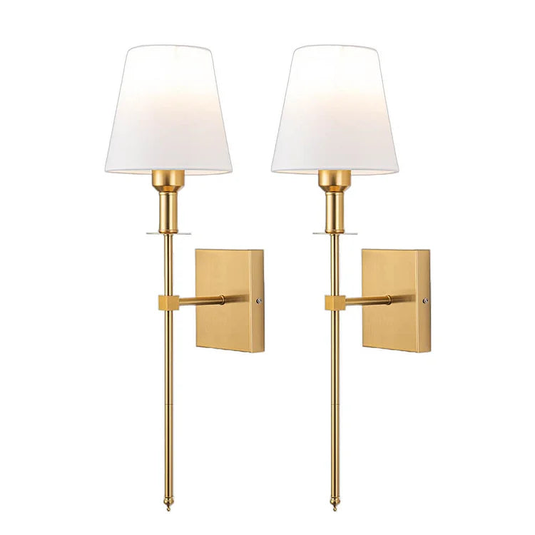 Luminara | Elegant Fabric USB Wall Sconce Lighting for Modern Interiors 0