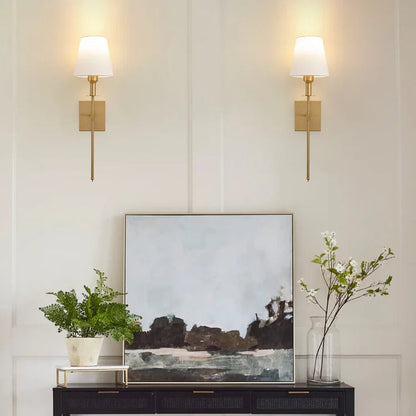 Luminara | Elegant Fabric USB Wall Sconce Lighting for Modern Interiors 4