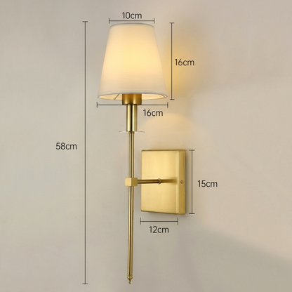 Luminara | Elegant Fabric USB Wall Sconce Lighting for Modern Interiors 5