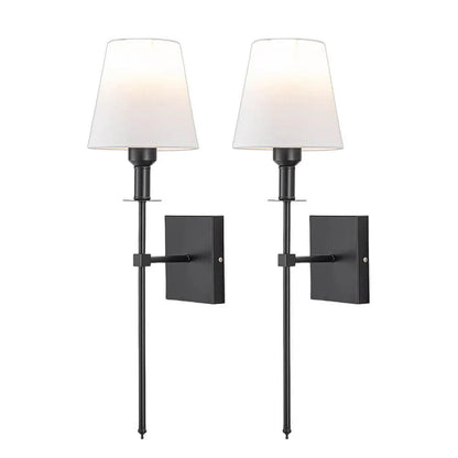 Luminara | Elegant Fabric USB Wall Sconce Lighting for Modern Interiors 6