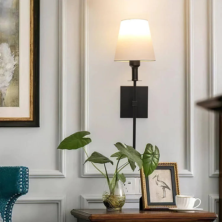 Luminara | Elegant Fabric USB Wall Sconce Lighting for Modern Interiors 7