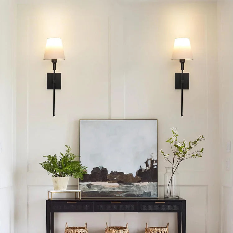 Luminara | Elegant Fabric USB Wall Sconce Lighting for Modern Interiors 8